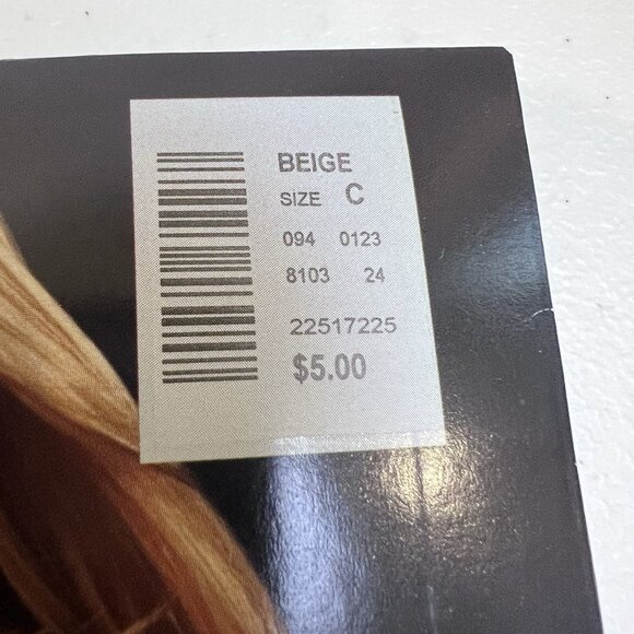 Avenue Body Daysheer Nylon‎ Pantyhose - Beige Size C - Ribbed Panty - Picture 3 of 3